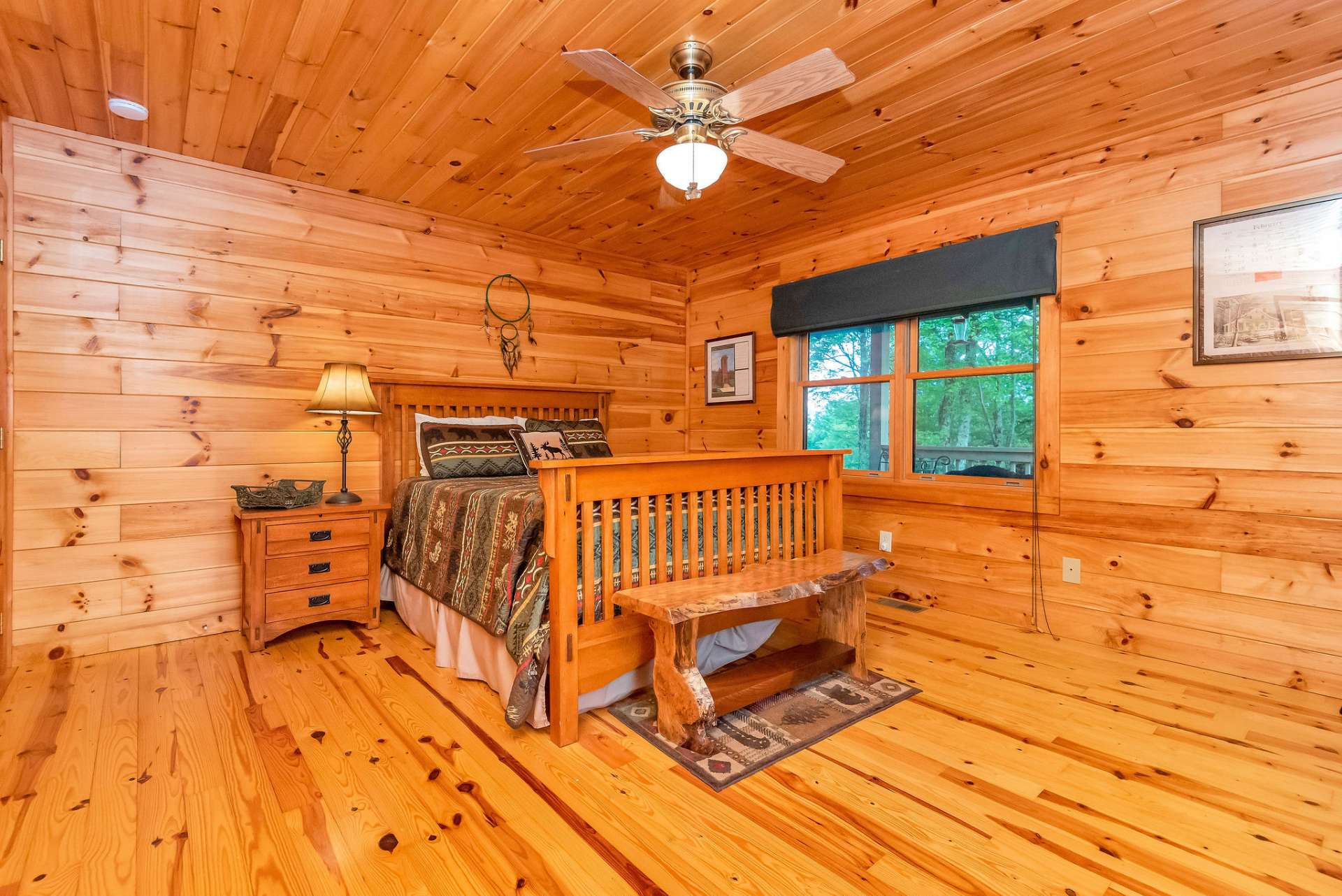 This retreat creates a private space to rejuvenate for tomorrow's activities.
